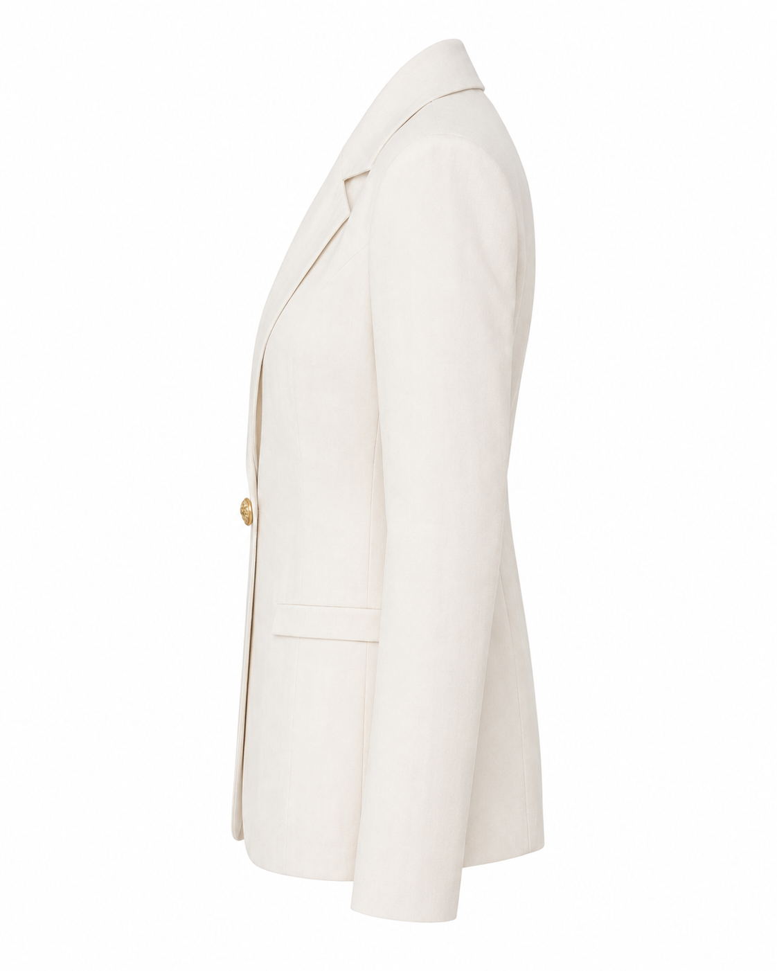 Blazer de Alfaiataria com forro interno - Branco