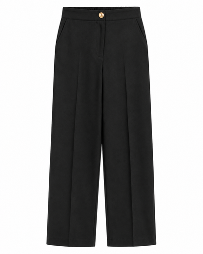 Calça Alfaiataria corte reto - Preto